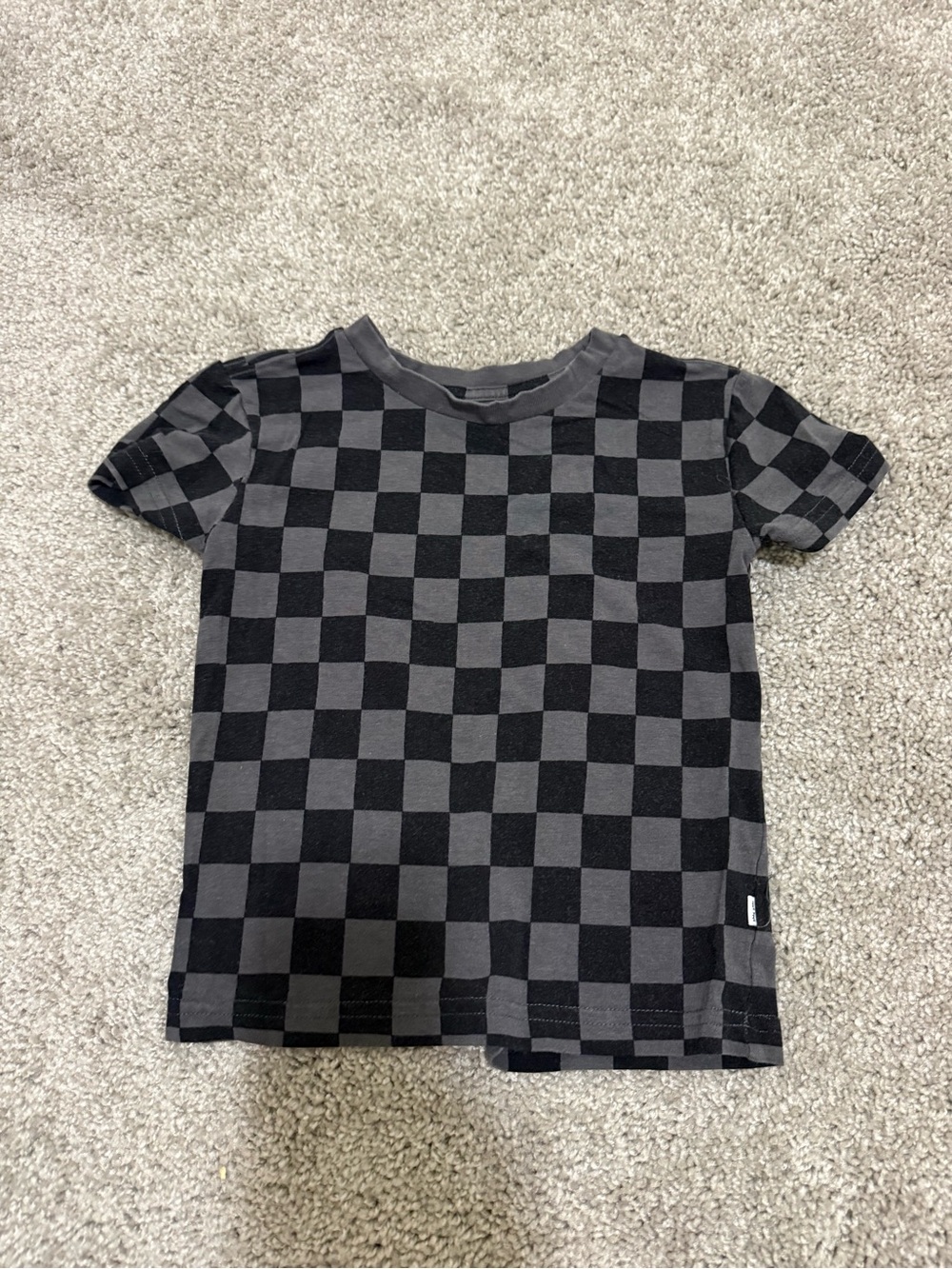 Little Sleepies Checkered Play Tee
